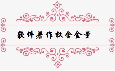 软件著作权含金量